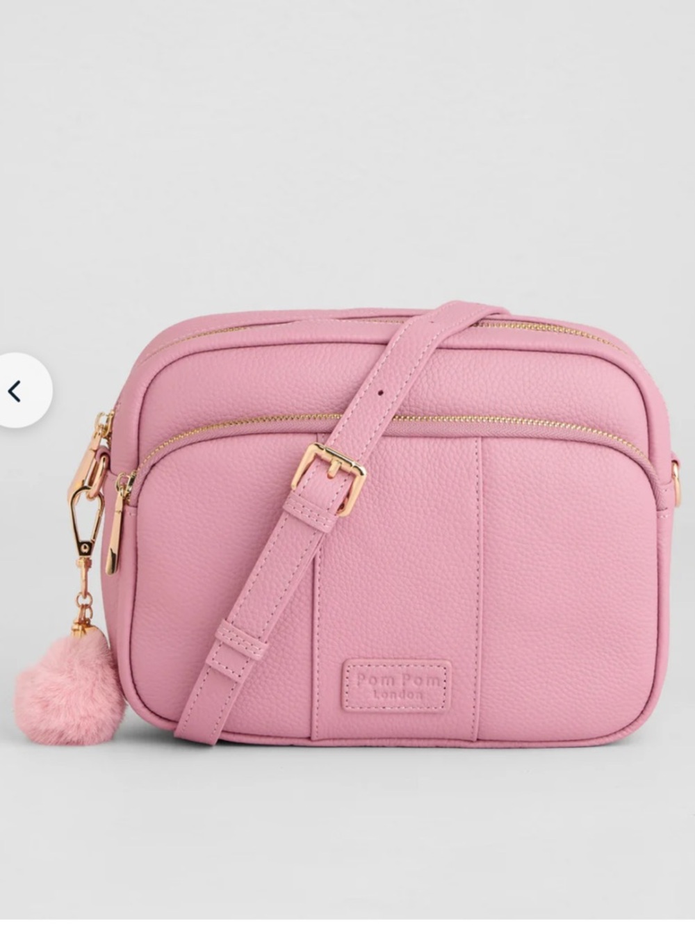 Pom Pom London original pink crossbody bag